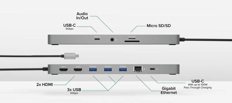 苹果14版本支持哪些外设:Plugable为MacBook Pro推出新款Thunderbolt 4扩展坞-第2张图片-太平洋在线下载